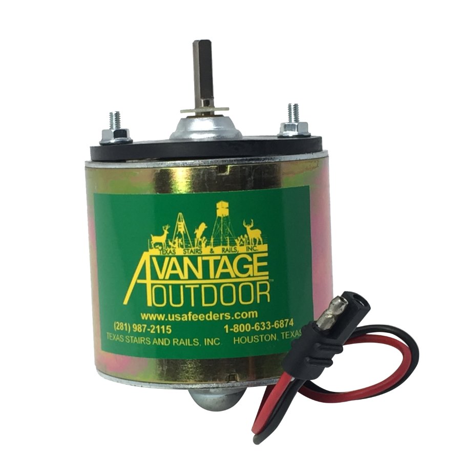 Advantage 12 Volt Feeder Motor 1/4" Shaft